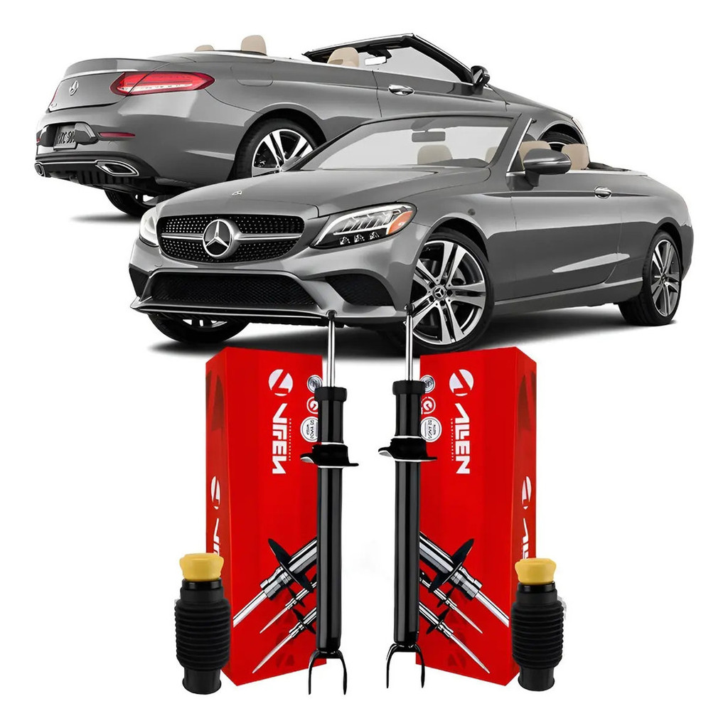 Par Amortecedor Kit Batente Mercedes C180 2015 2016 17 2018