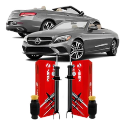 Par Amortecedor Kit Batente Mercedes C180 2015 2016 17 2018