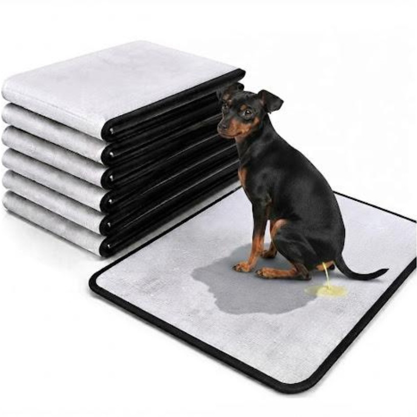 Kit 5 Tapetes Higiênicos Lavável Absorve O Xixi Canino Cães Gatos Educador Reutilizavel