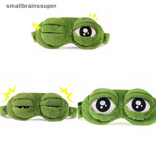 Sapo Triste 3D Máscara De Olho Capa Dormir Engraçado Descanso Sono Presente