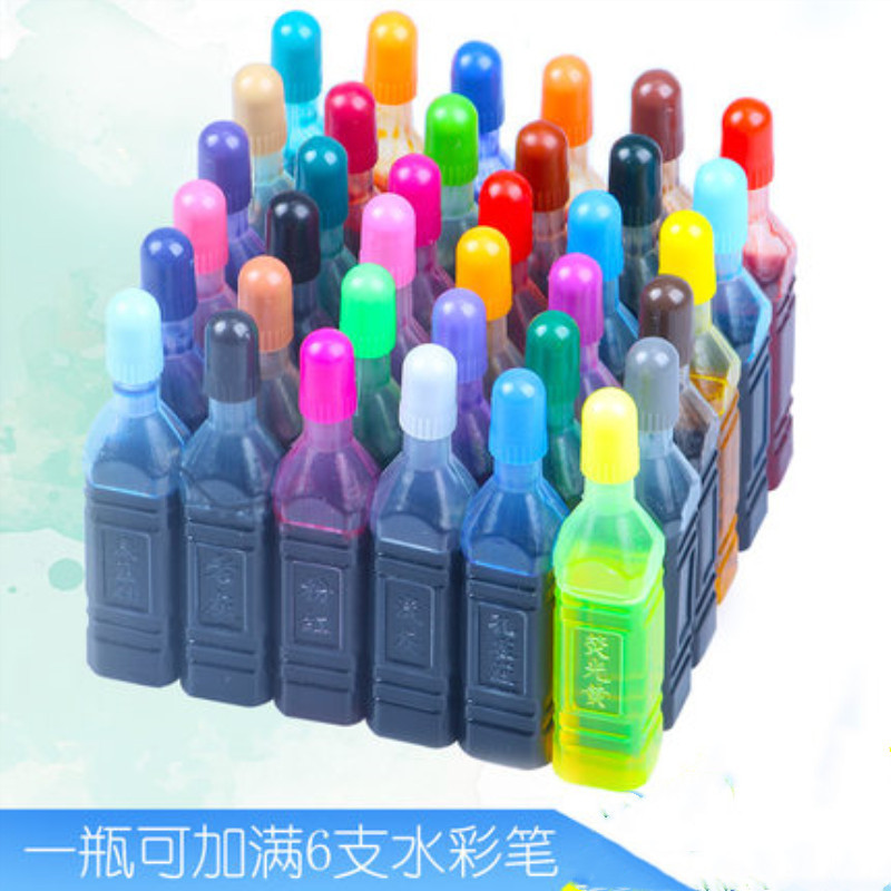 Caneta colorida tinta aerógrafo recarga líquida frete grátis quando completo
