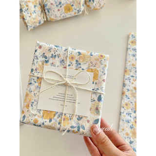Azul amarelo flor jardim Sydney papel suave Floral presente embrulho papel diy presente do feriado decoração buquê papel