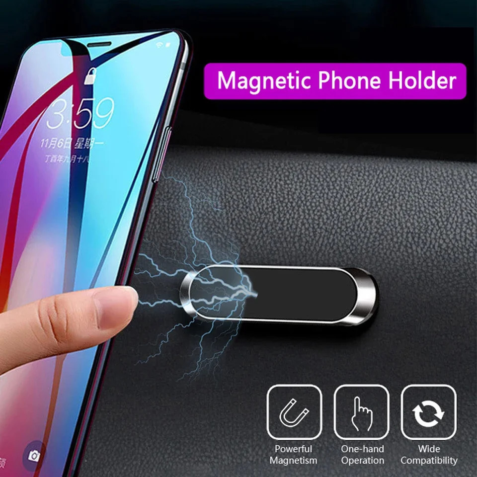 Suporte Magnético Móvel 360 ° Giratório Para Celular GPS