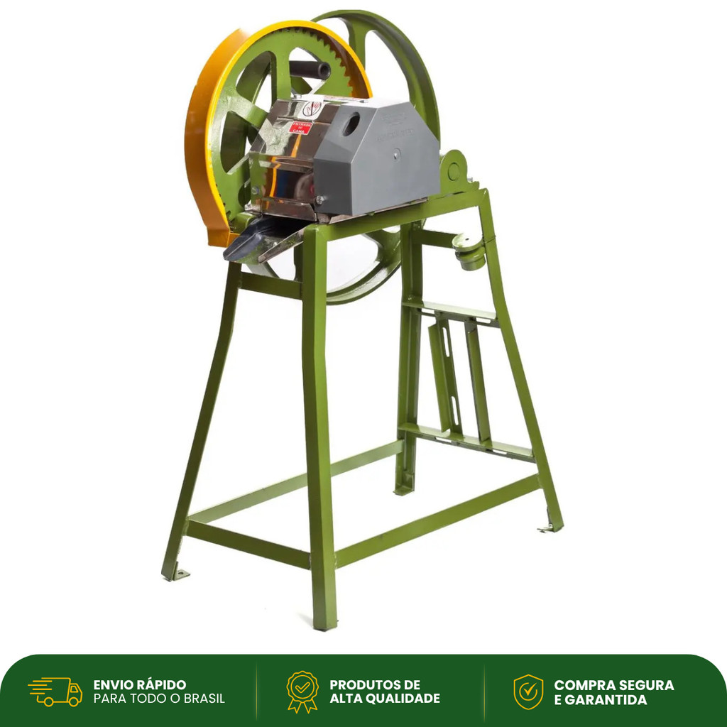 Engenho De Cana Botini B120 Alto Moendas Ferro Sem Motor Acionamento Manual