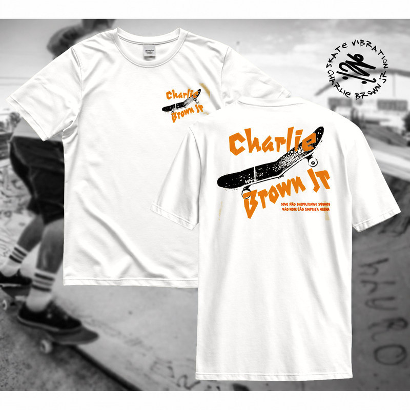 Camiseta Chorão 2025 Estampa Frente e Costas Streetwear Preta Charlie Brown Jr Urbano Envio Rapido — imagem 2 de 2