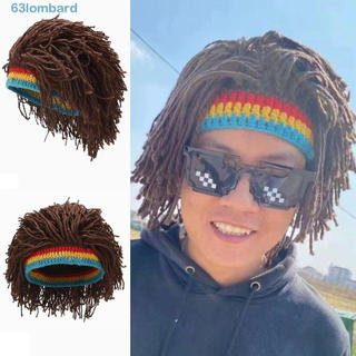 LOMBARD Peruca masculina, acessório de cabelo adorável para festas de aniversário, festas divertidas em bares e discotec