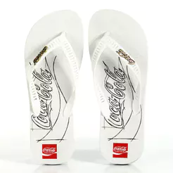 Chinelo Coca Cola Belfast Branco - Masculino
