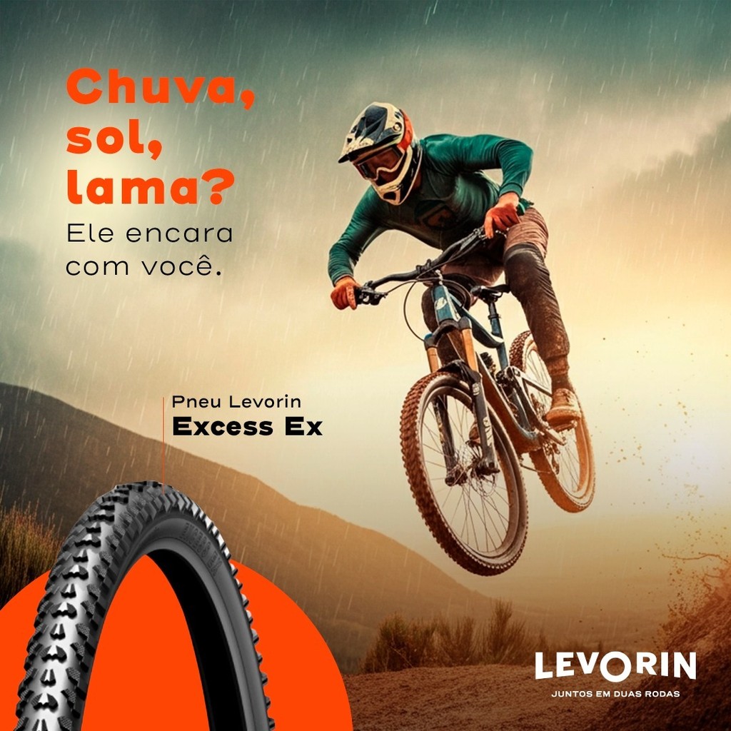 Par de Pneu Bike Bicicleta Levorin Excess Ex Aro 29 Balão Cravo 2.0 bike · foto 2