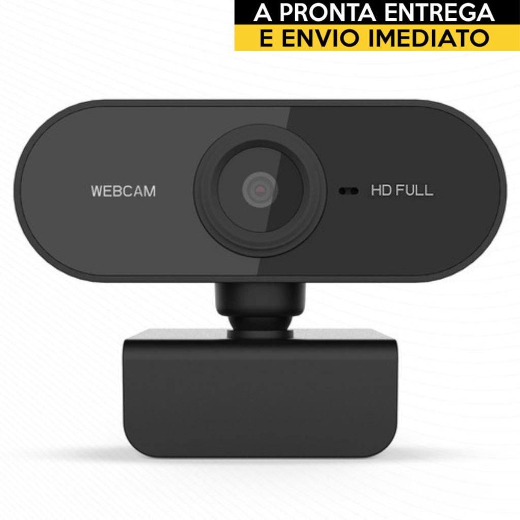 Webcam Câmera Full Hd Computador 1080p x 1920p Usb Visão 360º Videoconferência Vídeos PC Notebook