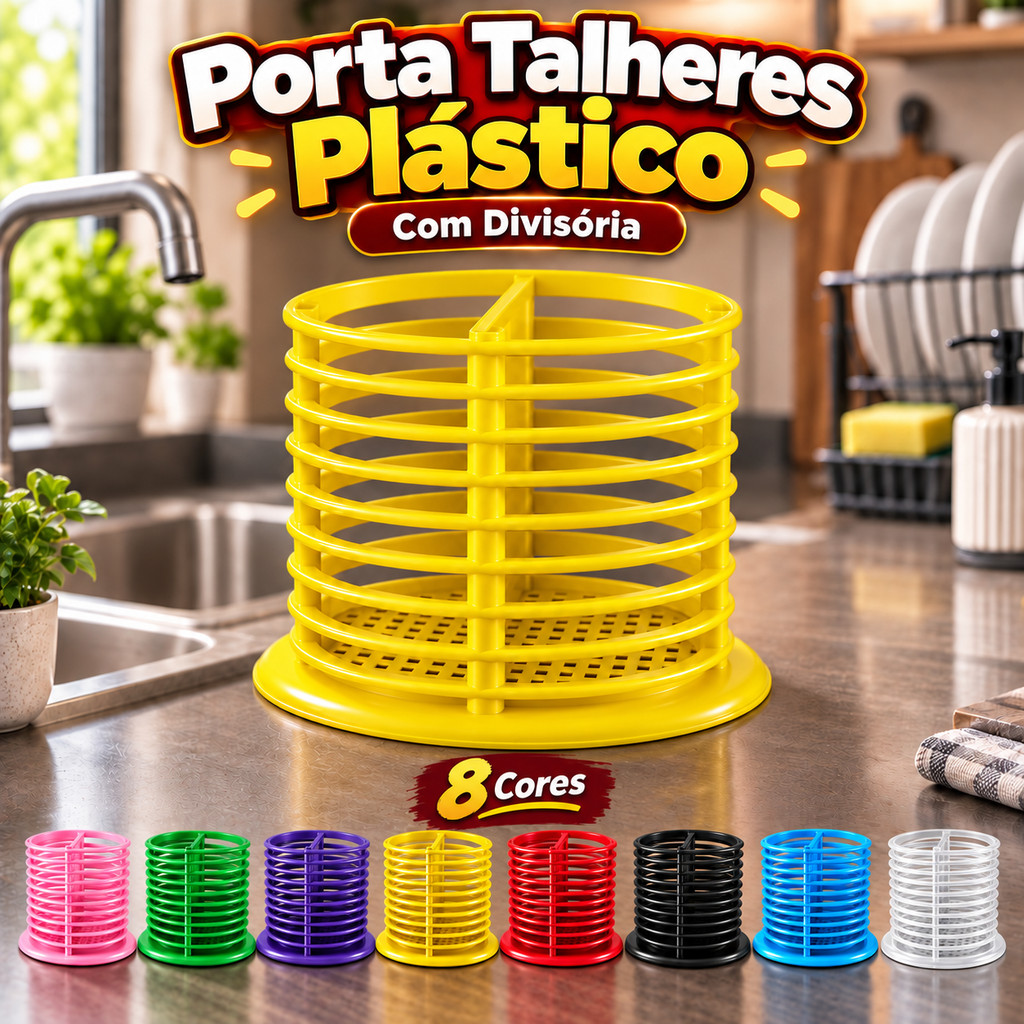 Porta Talheres Organizador Gaveta Divisórias Separador Facas Garfos Multifuncional Cozinha 3 Cores Resistente