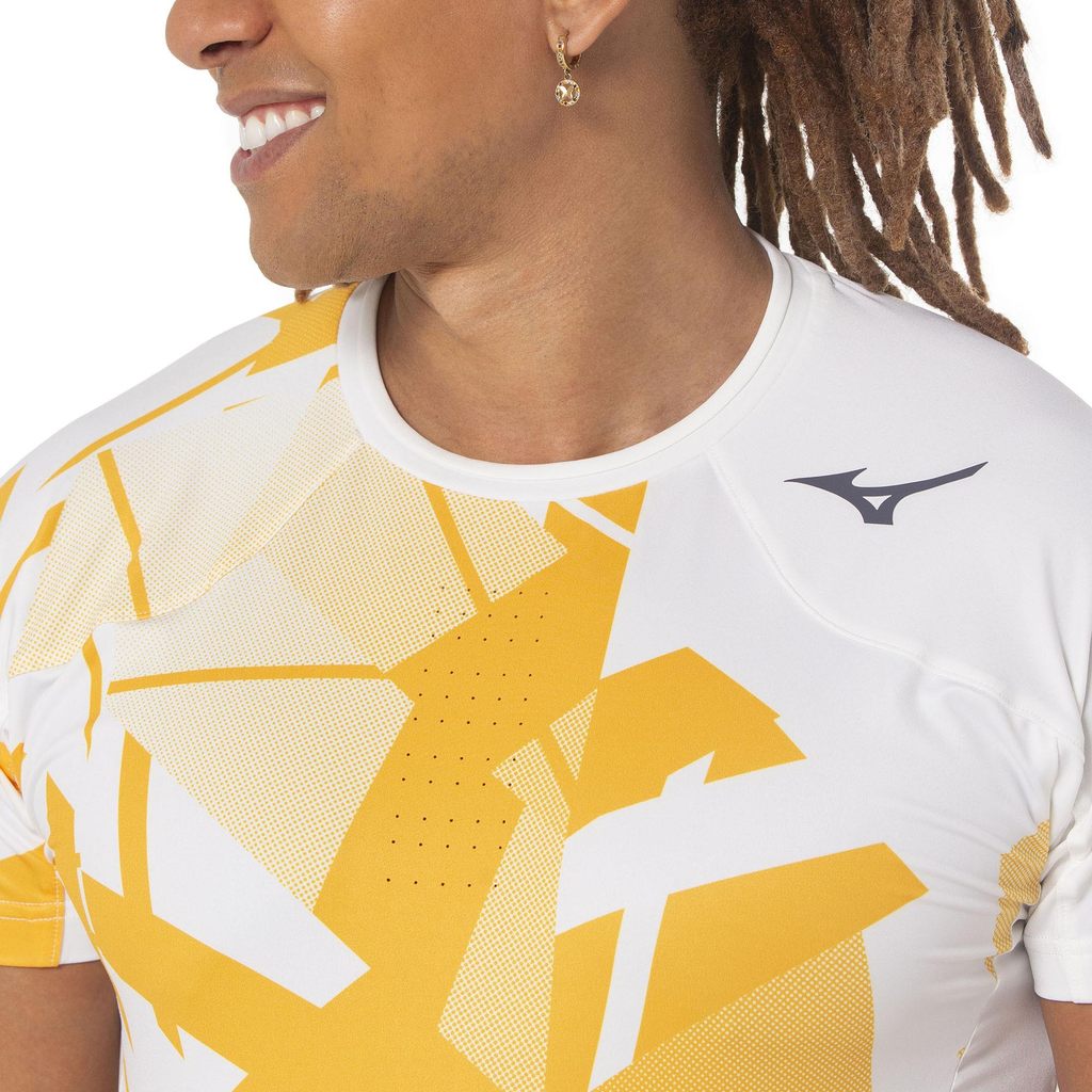Camiseta de Tennis Mizuno Daybreakers Shadow Masculina — imagem 2 de 2