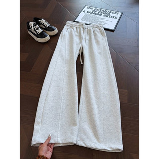 Americano Retro costura Machete Sweatpants masculino Street Wear cor sólida simples cleanfit Design sentido esportes cal