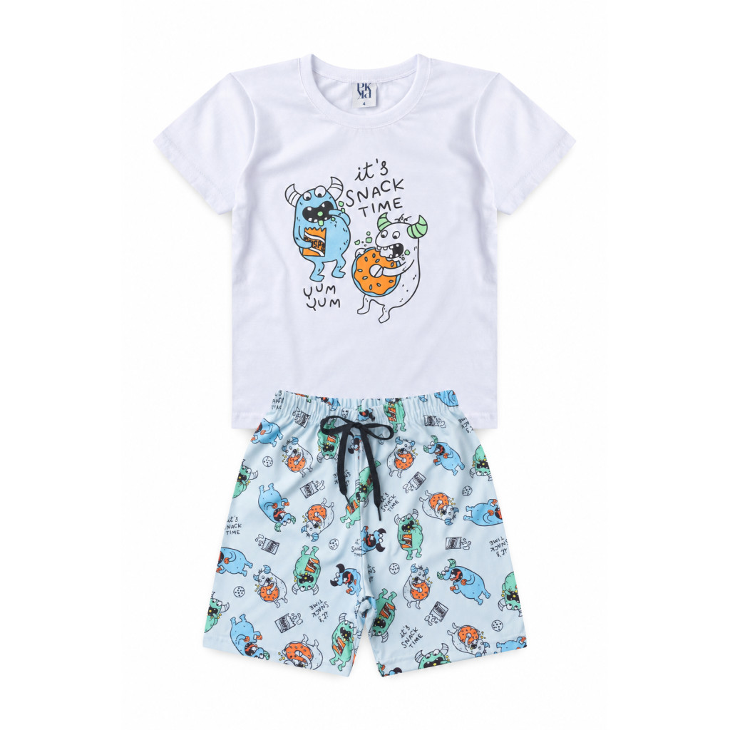 Pijama Infantil Masculino Lanchinho Da Noite