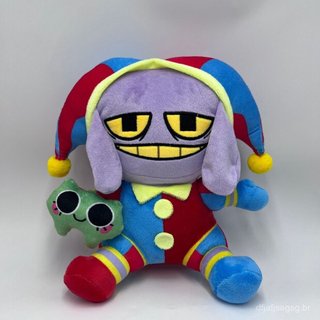 Brinquedo de pelúcia do Circo Mágico de Números Jax Fantasia, sapo magnético, 23 cm