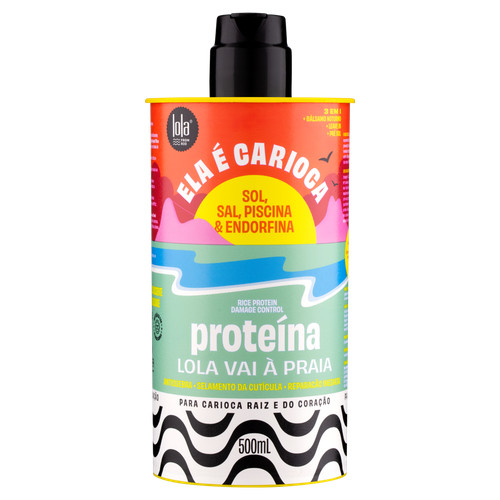 Proteína 3 em 1 Lola From Rio Ela é Carioca Lola Vai à Praia 500ml