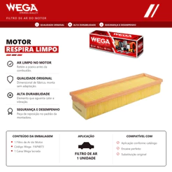 Filtro De Ar Do Motor Aircross C3 Picasso C4 Cactus – Wega Fap4873