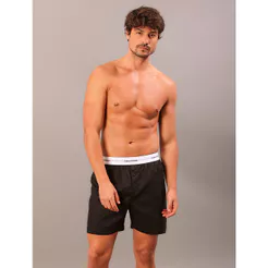 Cueca Samba Canção Tricoline Lisa - Preto