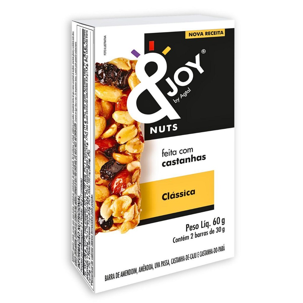 Caixa 2un Barra De Nuts 30G Enjoy Regular Clássica