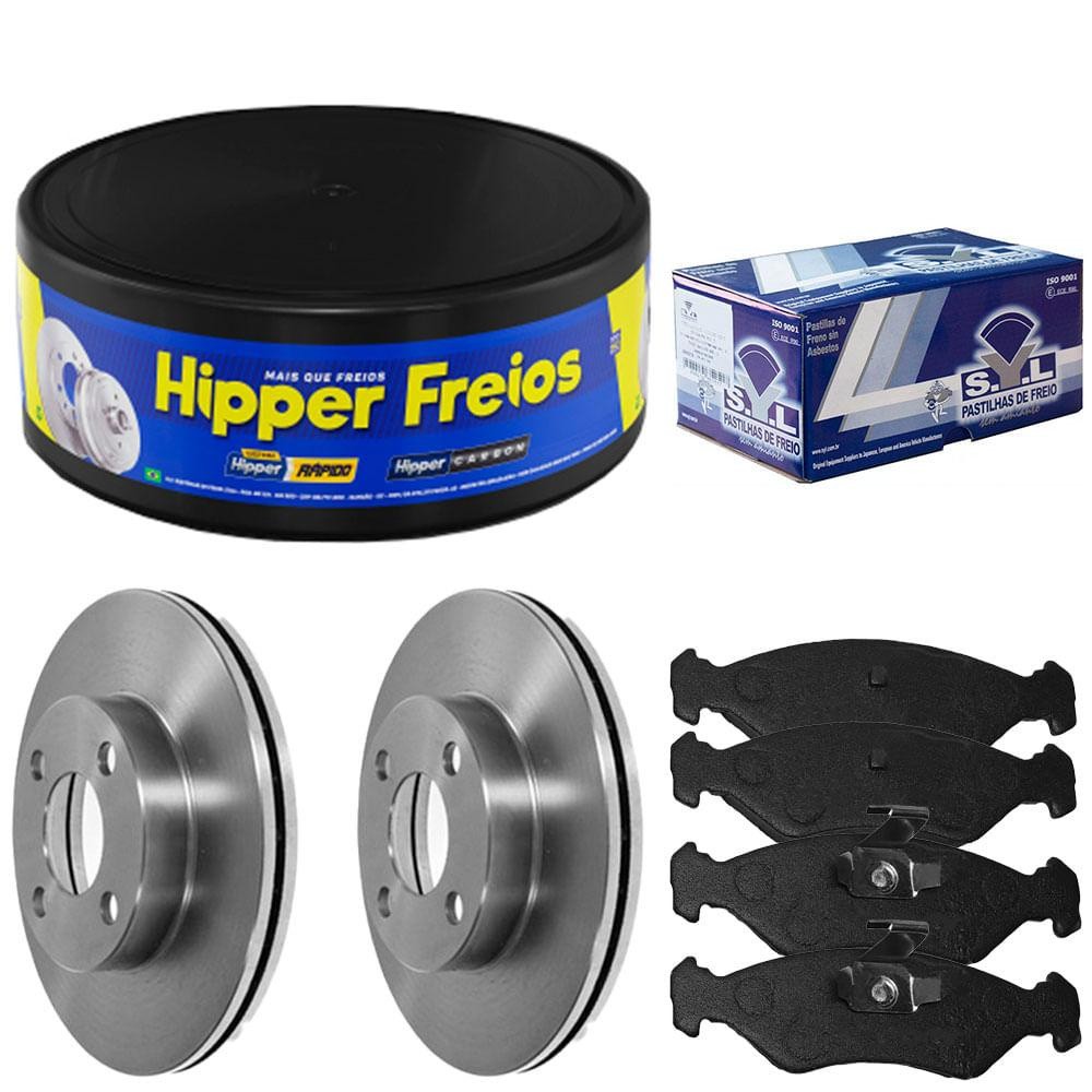 Kit Pastilha Disco Freio Ventilado Palio Siena 98 A 2009 Dianteiro em Oferta na Shopee