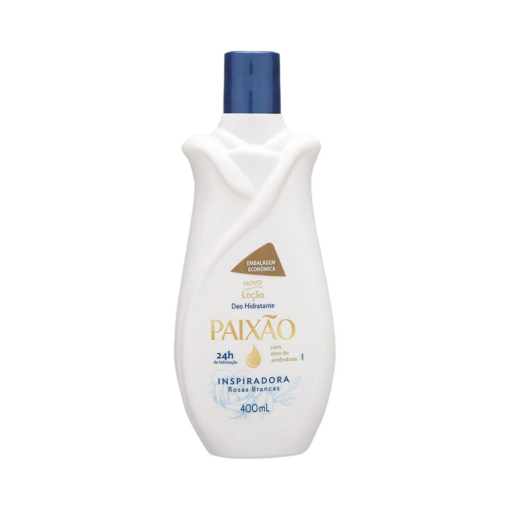 Hidratante Paixão Inspiradora com Óleo de Amêndoas ação desodorante 400ml em Oferta na Shopee