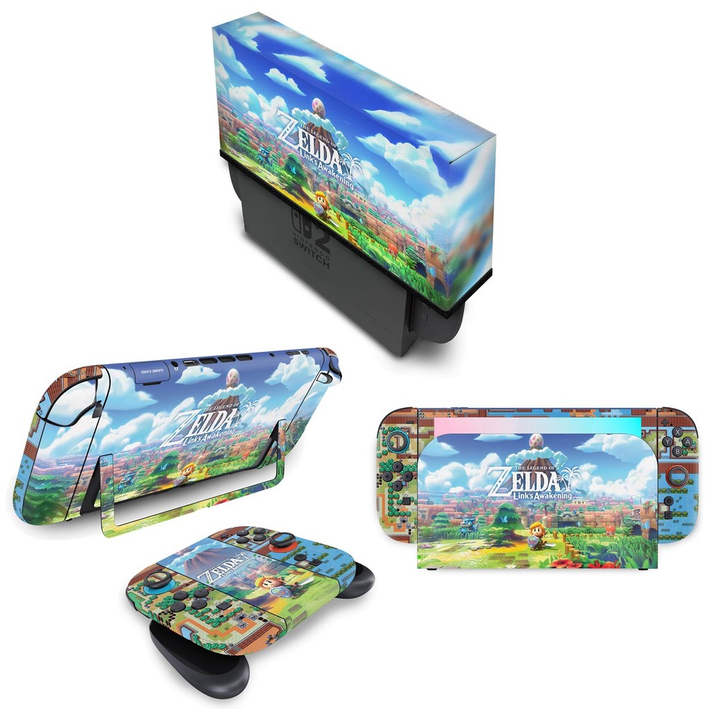 Kit Capa e Skin Anti-Rage para Nintendo Switch 2 - Zelda Link's Awakening
