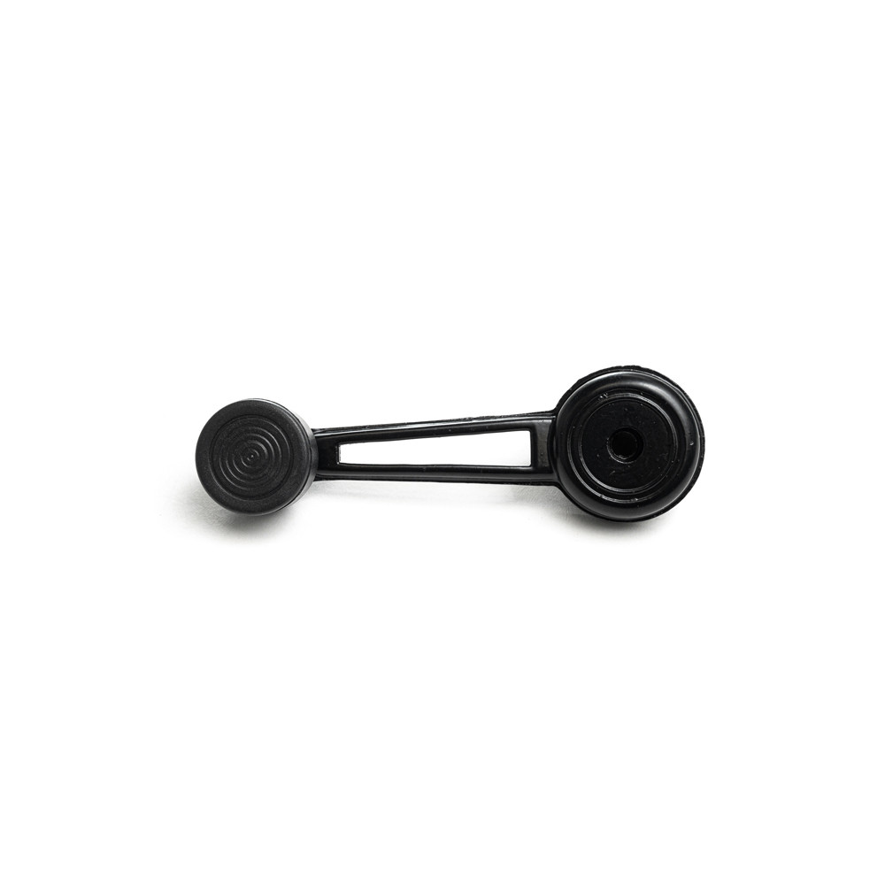 Manivela Regulagem Vidro Porta Diant Dir ou Esq Ford Caminhões Corcel 68 A 76 Belina 70 A 75 (Preto - Metal)