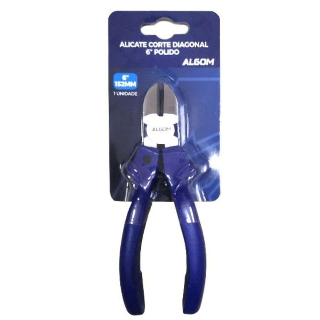 Alicate Corte Diagonal 6" Polido Algom em Oferta na Shopee