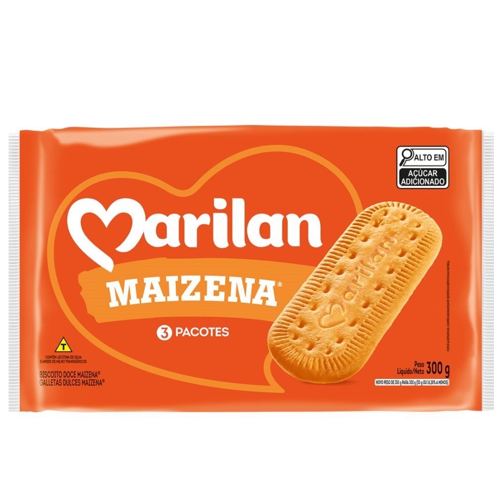 Biscoito Marilan Maizena 300g - Embalagem com 24 Unidades em Oferta na Shopee