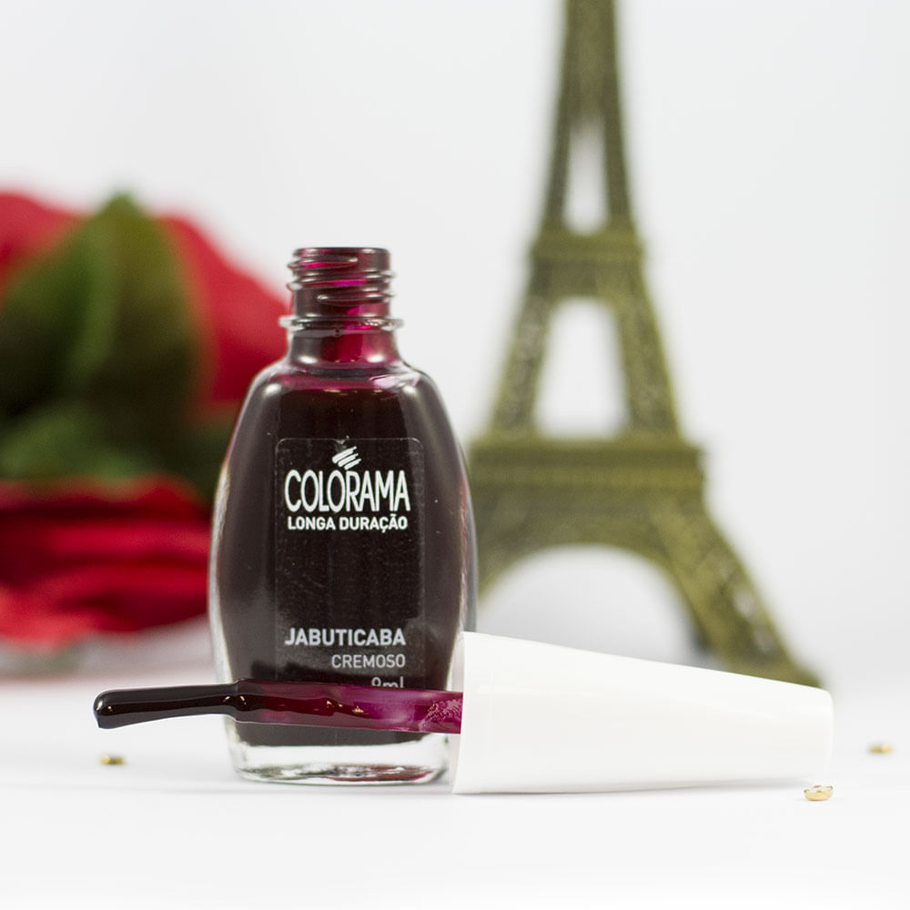 Detalhes do Esmalte Colorama Cremoso Jabuticaba