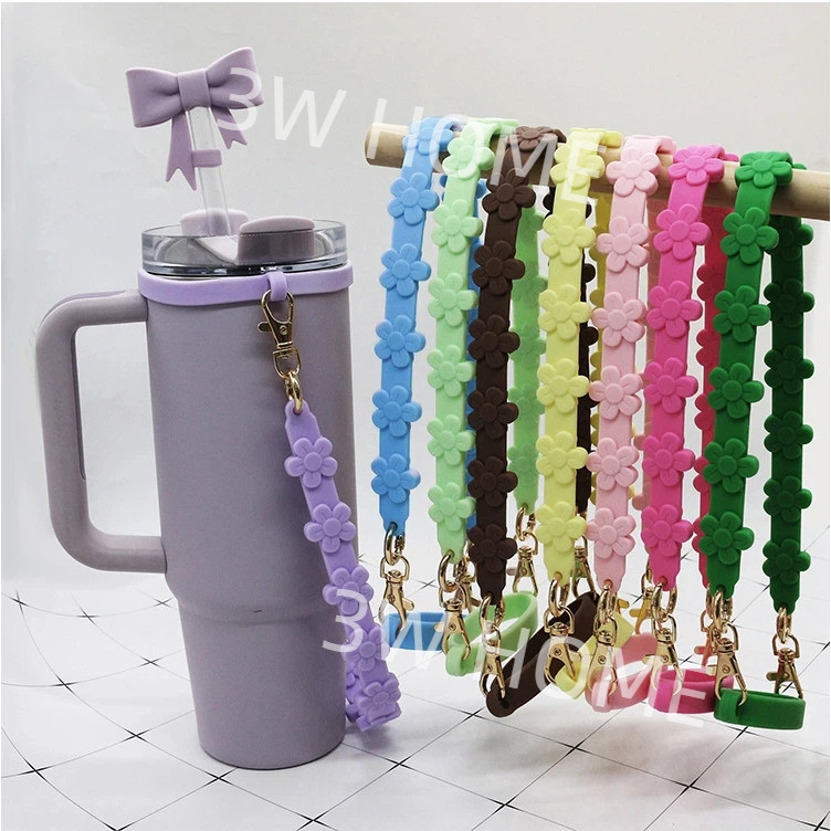 Alça De Silicone Para Copo Universal , Garrafa De Água , Cordão Macio E Durável , Estilingue Portátil Adequado A Maioria em Oferta na Shopee