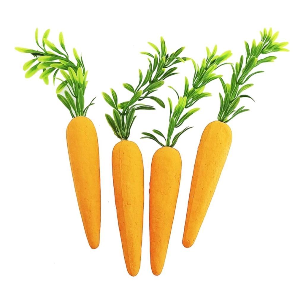 Kit Cenoura Decorativa c/ 4 Unidades 15cm - Cenário