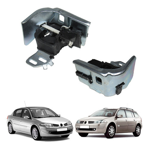 Coxim Escapamento Renault Megane/grand Tour 2006 Em Diante Cinza