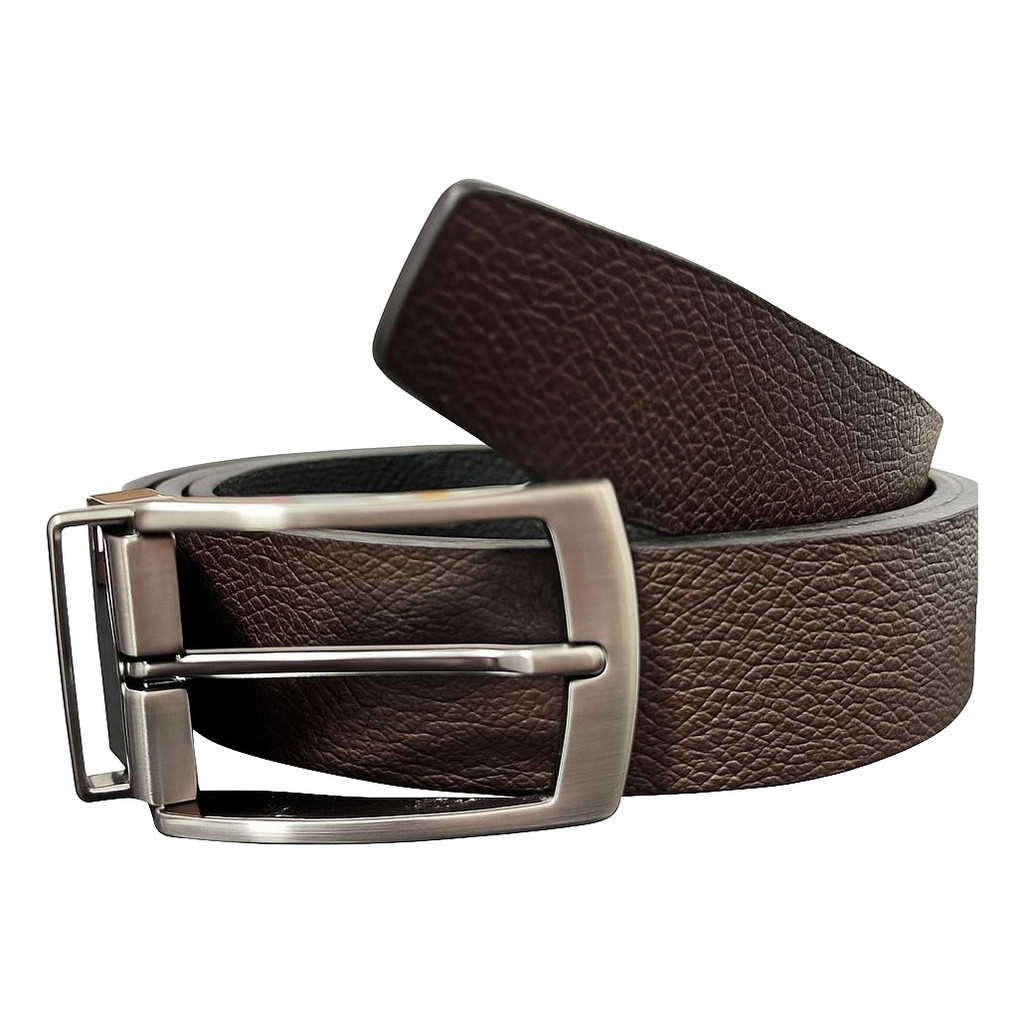 Cinto Couro Legítimo Premium Dupla Face Masculino Social