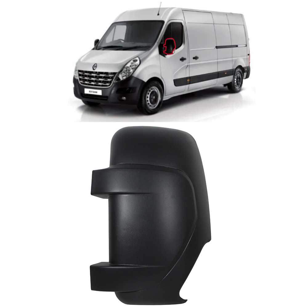TAMPA CAPA RETROVISOR ESQUERDO RENAULT MASTER 2.3 16V 2014 A 2021 CHASSIS 963020218R