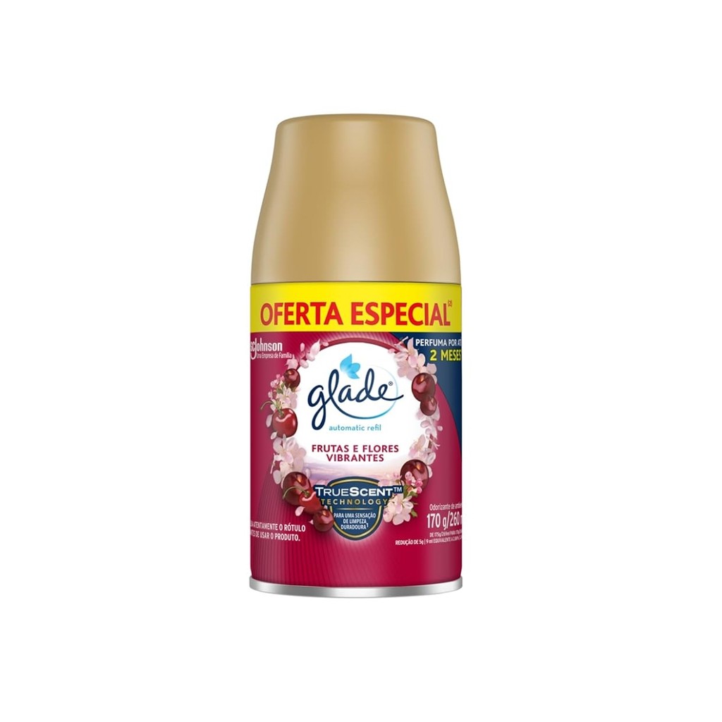Odorizador de Ar Frutas e Flores Vibrantes Glade Refil 269ml promocional