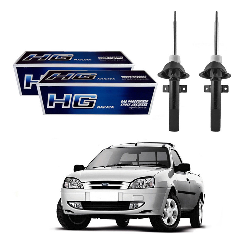Par Amortecedor Dianteiro Courier 1.6 2000 A 2012