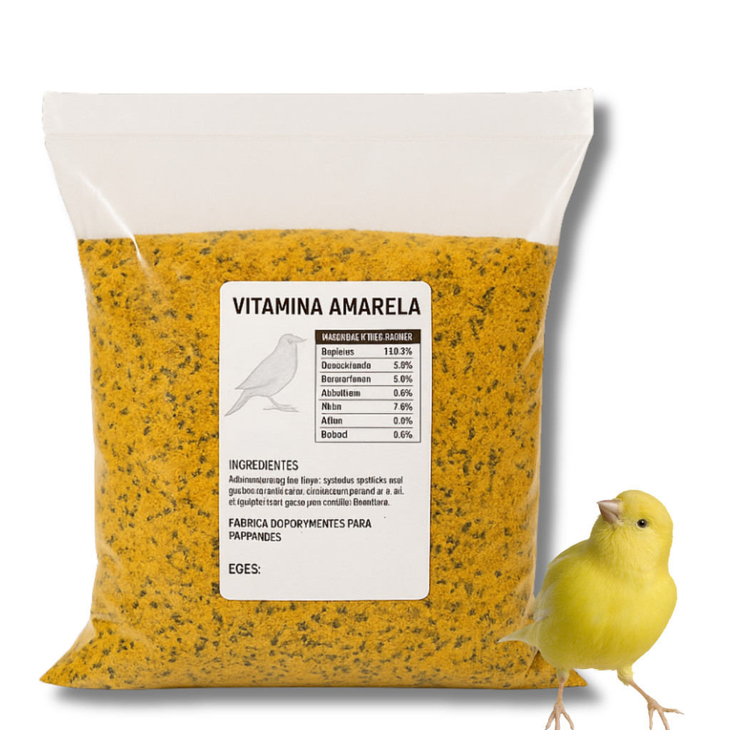 Vitamina Amarela Para Canário Granel Pássaros Alimentos Nutritivos Grãos Cereais Misturas 1KG em Oferta na Shopee