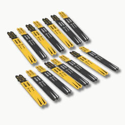 Kit 10 Lâminas Serra Tico-Tico Encaixe Tipo T – Vonder