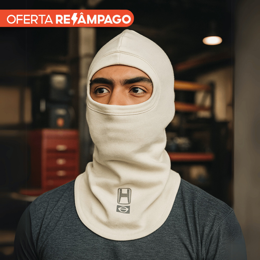 Touca Balaclava Antichama Hércules HJ66000 Proteção Térmica 250°C em Oferta na Shopee