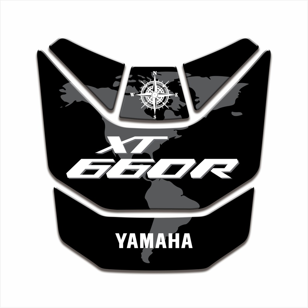 Adesivo Protetor Tanque Tankpad 3d Resinado para Moto Yamaha Xt 660 R Xt660R MS206