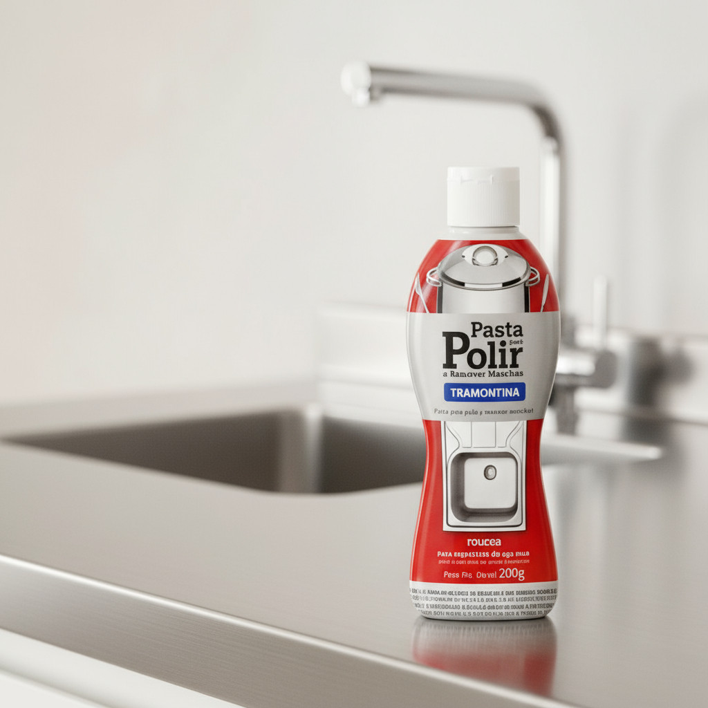 Detalhes do Pasta Para Polir E Remover Manchas Aço Inox 200g Tramontina