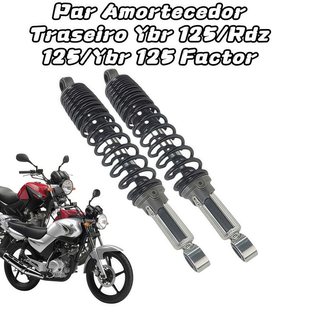 Par Amortecedor Traseiro Ybr 125 2000 Ate 2008/Rdz 125 1990 Até 1993/Ybr 125 Factor 2009 Até 2016 Mod Original em Oferta na Shopee