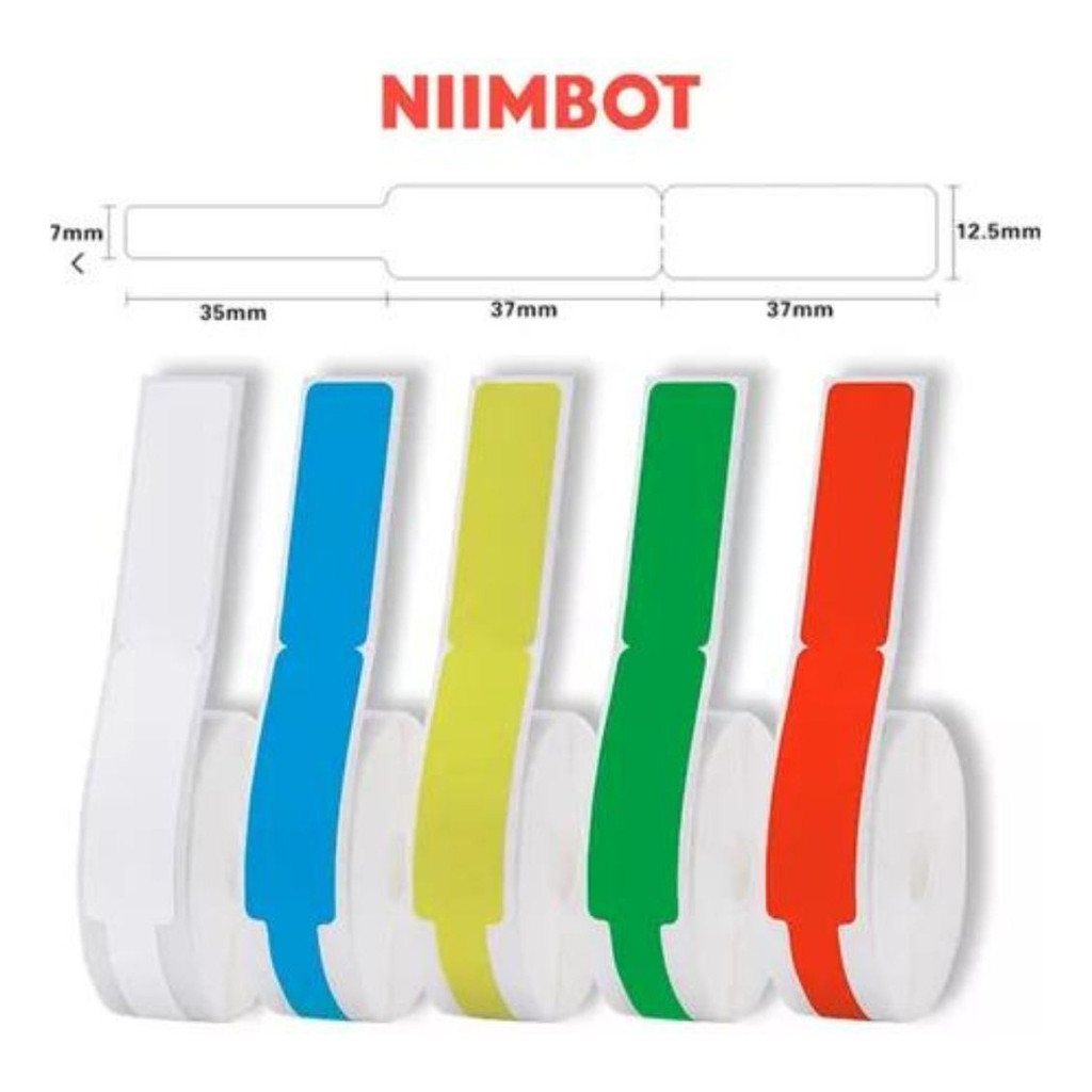 1 Rolo Etiqueta Para Cabo Joias Oculos Niimbot D110 D11 D101