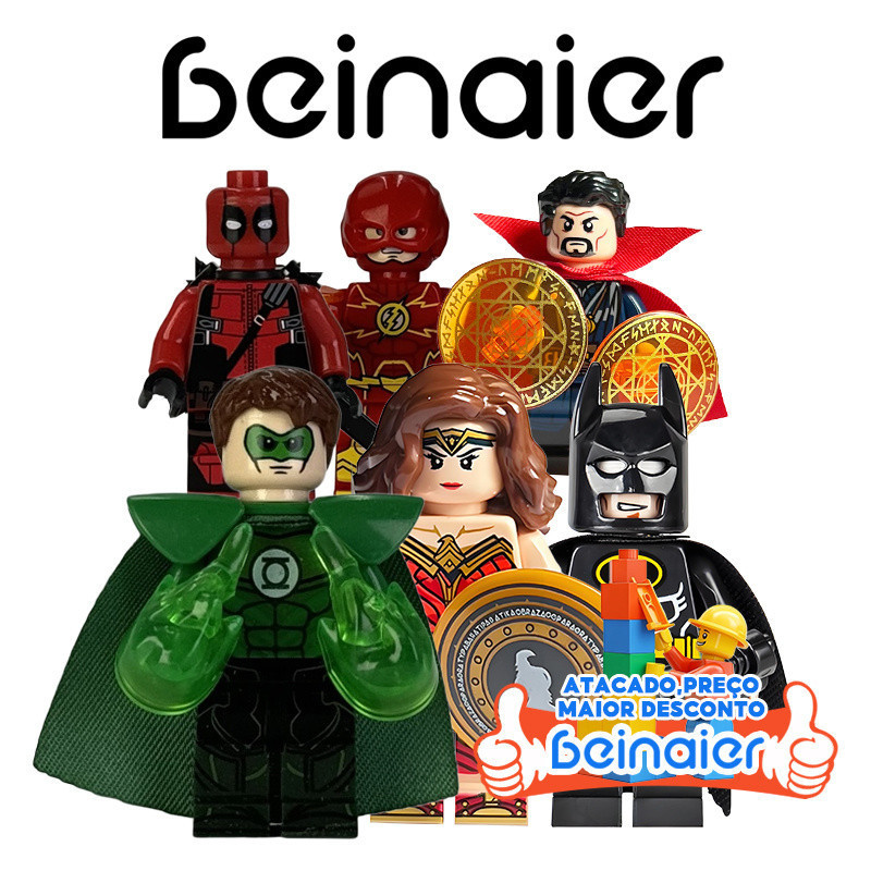 Mini bonecas, brinquedos de bonecas de blocos de montar, presentes de aniversário. FLNO