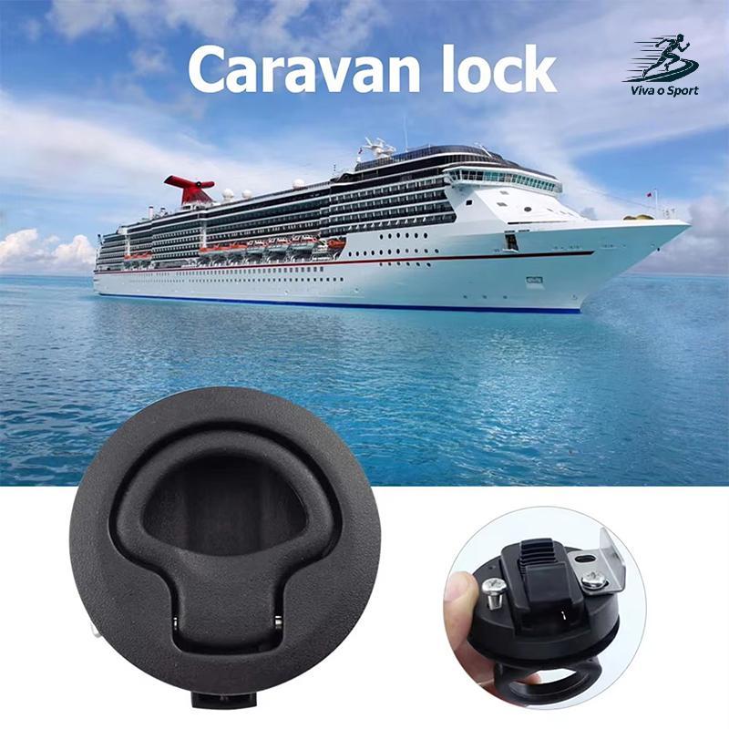 Viva o Sport 1Pc Rodada Flush Pull Slam Trava Cabine Door Loer Mount Lift Handle Para RV Iate Barco Marinho De Hatches A
