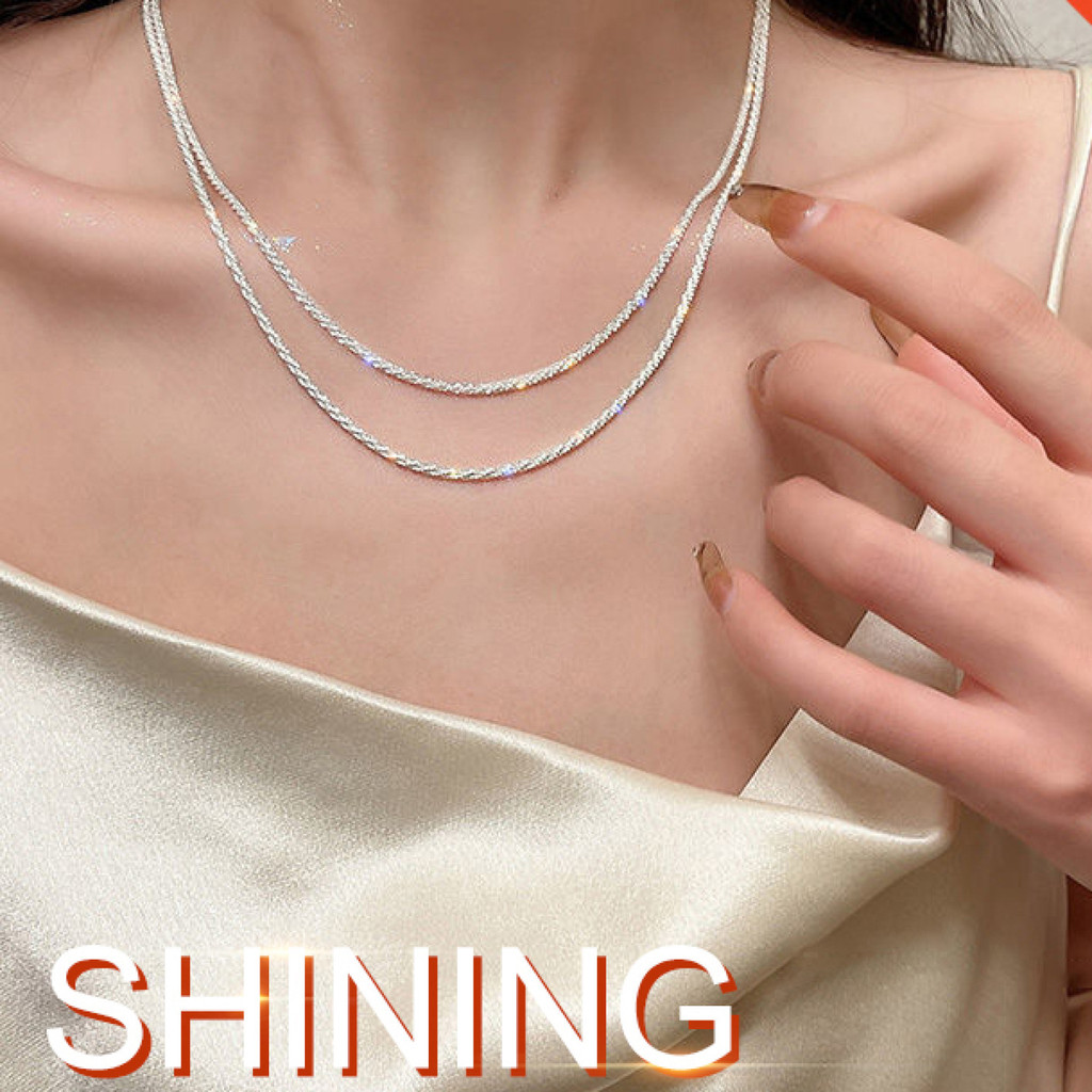 【Detalhe Brilhante】[Estilo Sofisticado] Colar/Joia Feminina/Moda/Presente
