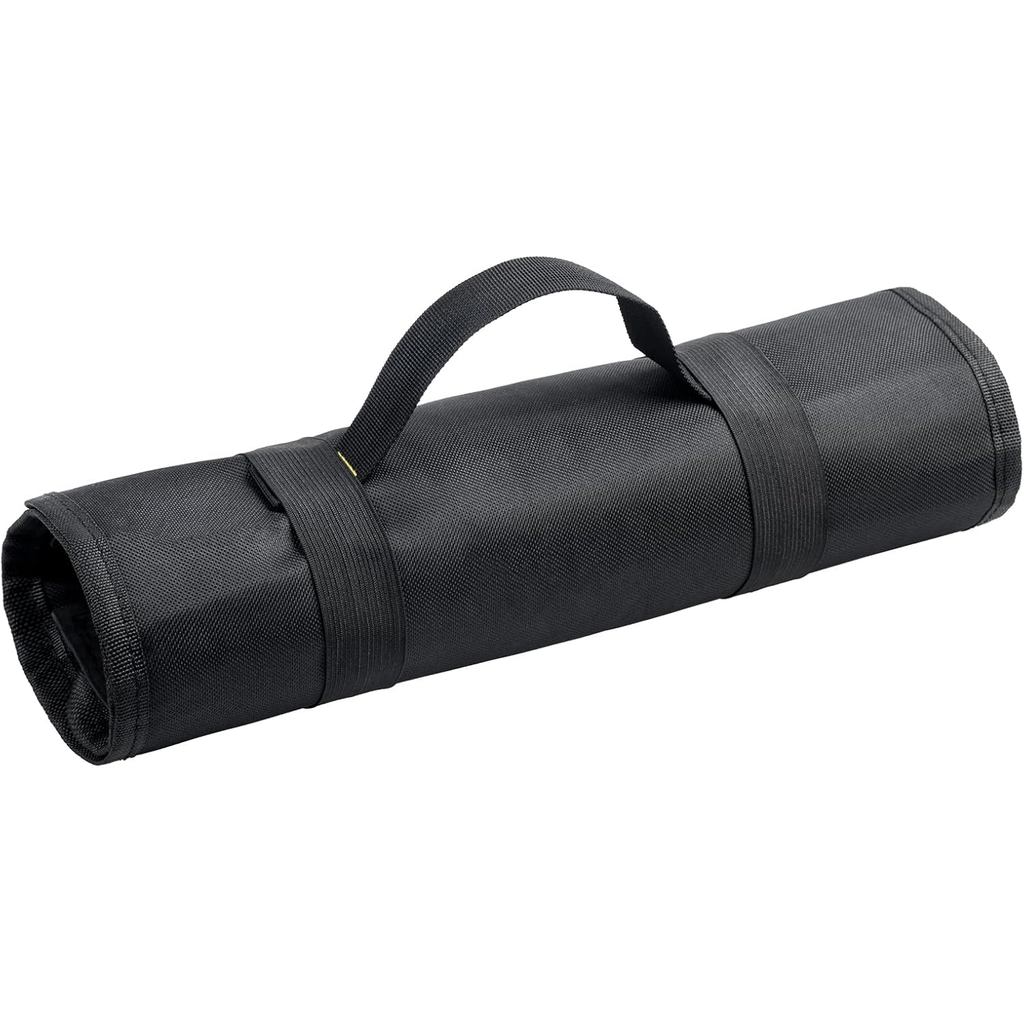 Bolsa de Ferramentas com 20 Compartimentos, Organizador de Ferramentas Resistente, Bolsa de Ferramentas Enrolável para M
