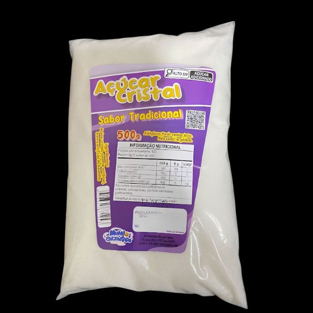 500G~2,5KG AÇÚCAR CRISTAL AROMATIZADO PARA ALGODÃO DOCE 500g (MUNDO ENCANTADO) CHOCO · foto 2