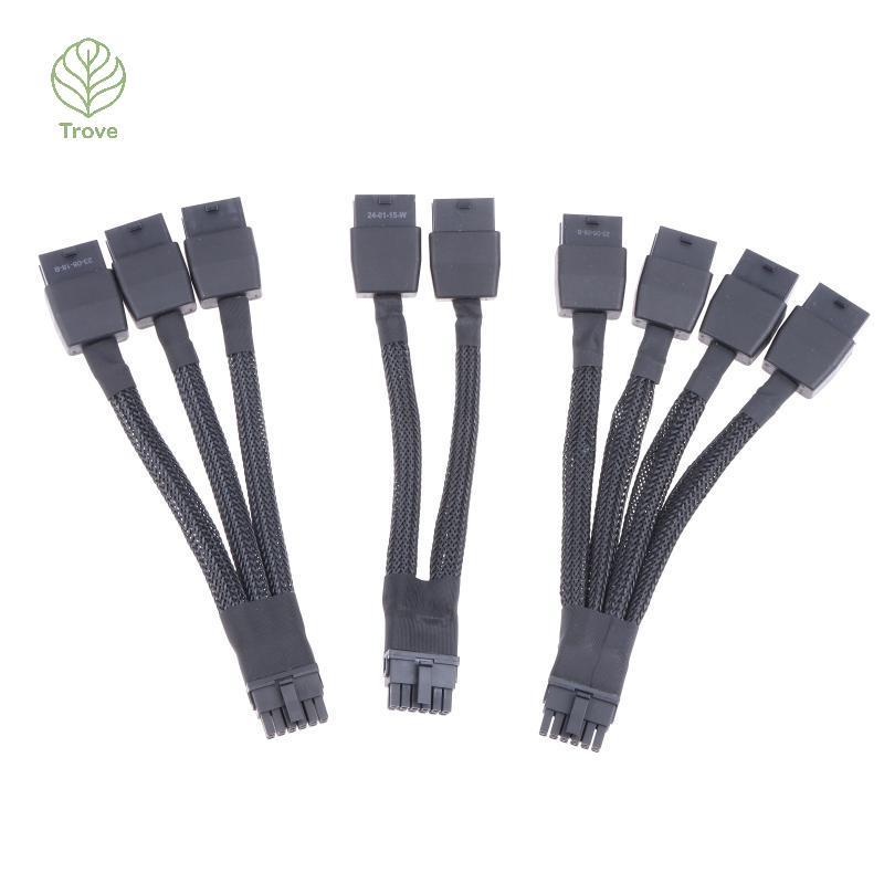 Trove Poderoso Cabo Adaptador GPU De 8 Pinos Para 16 RTX4070 RTX4070Ti De Alta Capacidade De Corrente Configuração Avanç