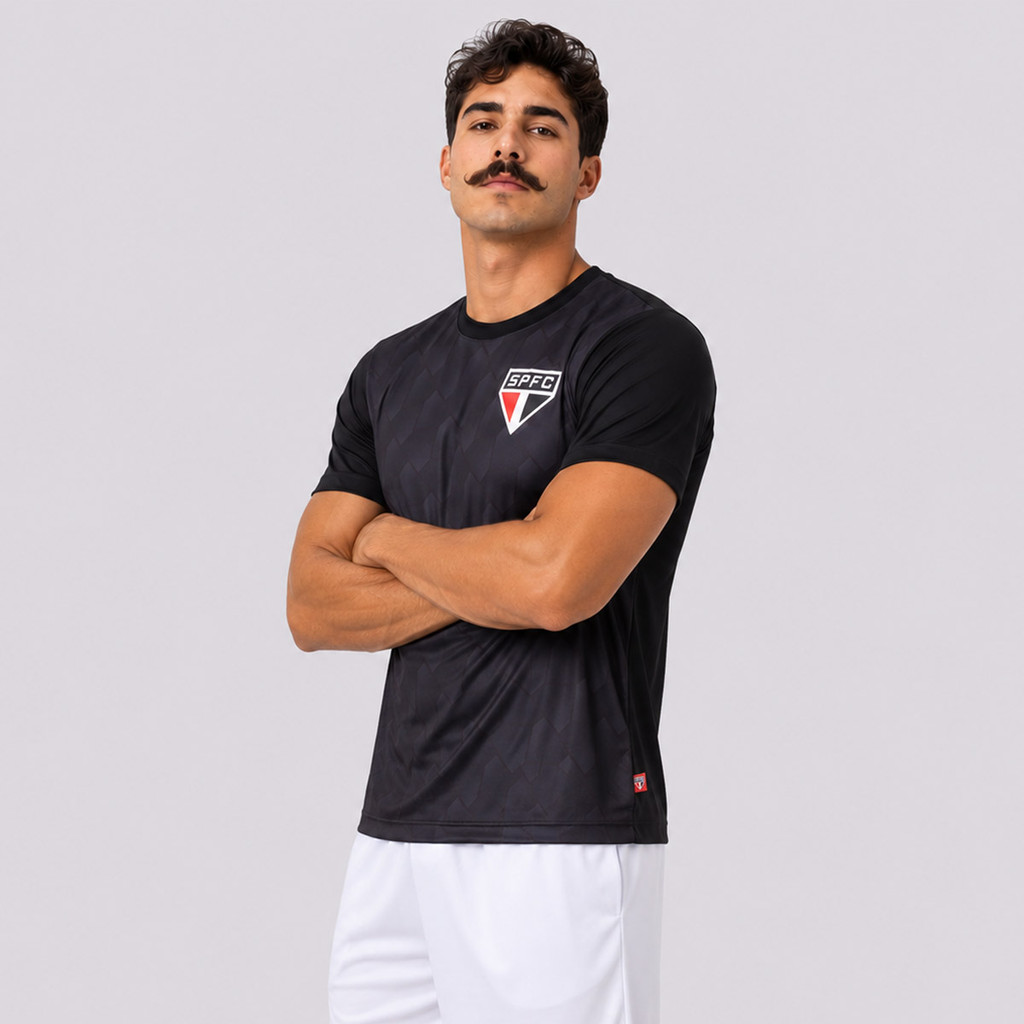 Camisa São Paulo Escudo Preta · foto 2